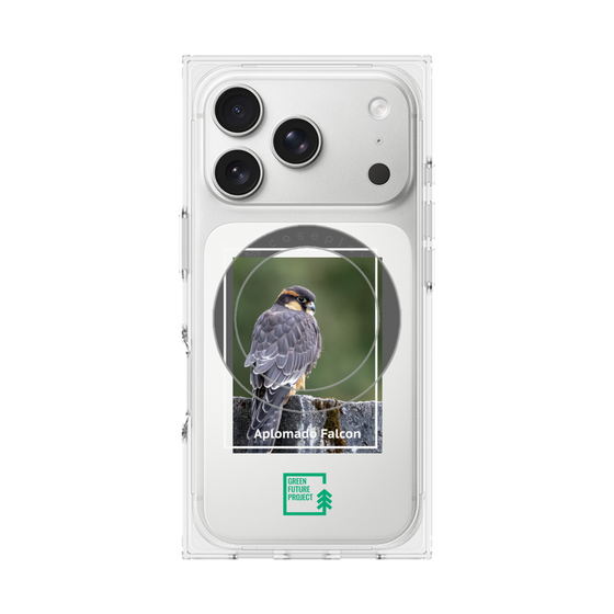 Premium Square Case with MagSafe［ Green Future Project - Aplomado Falcon ］