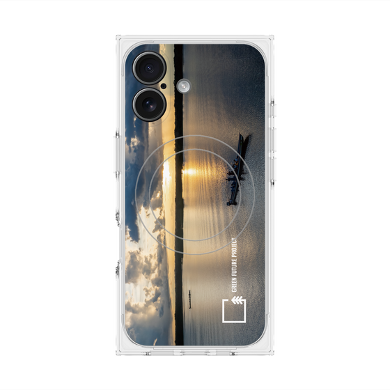 Premium Square Case with MagSafe［ Green Future Project - Landscape ］