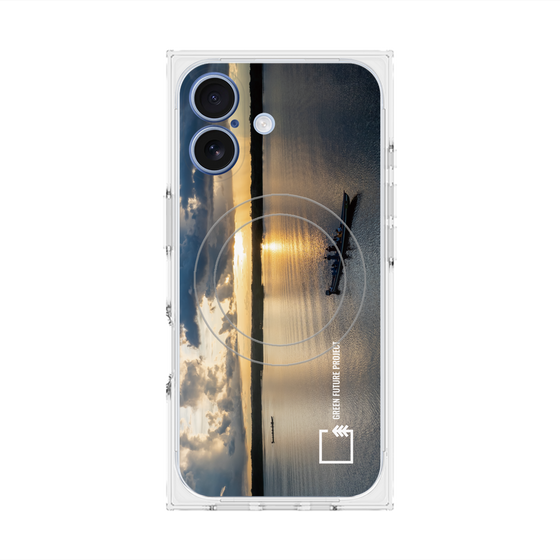 Premium Square Case with MagSafe［ Green Future Project - Landscape ］