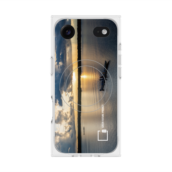 Premium Square Case with MagSafe［ Green Future Project - Landscape ］