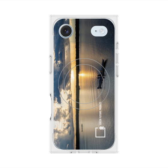 Premium Square Case with MagSafe［ Green Future Project - Landscape ］