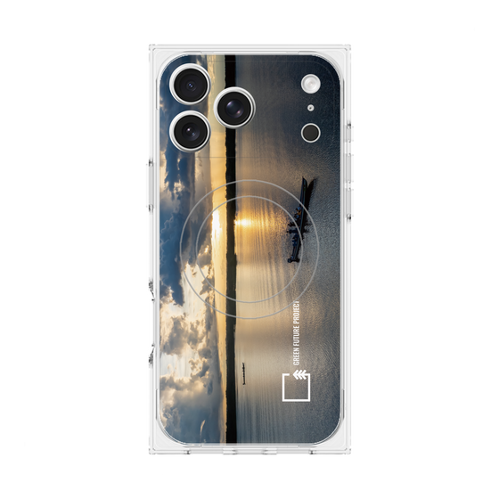 Premium Square Case with MagSafe［ Green Future Project - Landscape ］