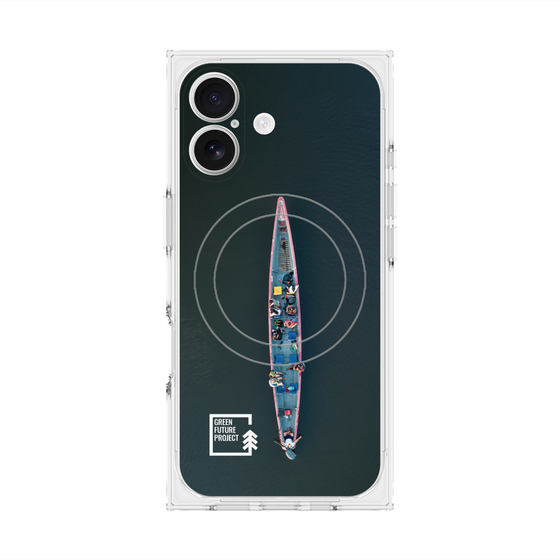 Premium Square Case with MagSafe［ Green Future Project - Landscape2 ］