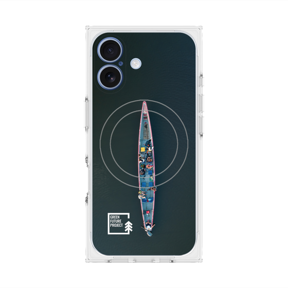 Premium Square Case with MagSafe［ Green Future Project - Landscape2 ］