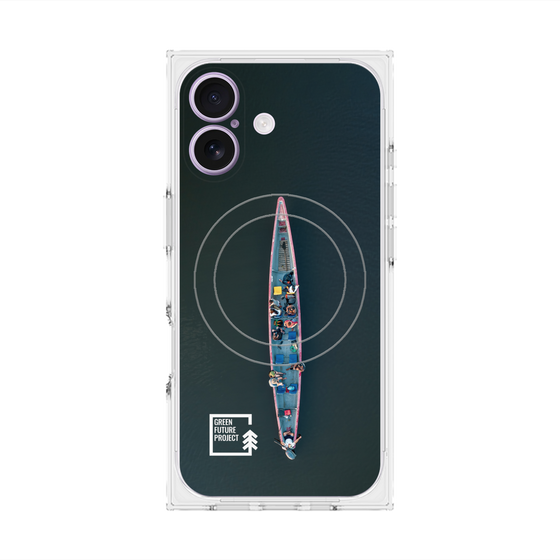 Premium Square Case with MagSafe［ Green Future Project - Landscape2 ］