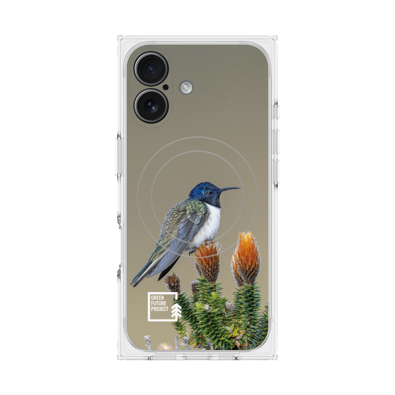 Premium Square Case with MagSafe［ Green Future Project - Ecuadorian Hillstar ］