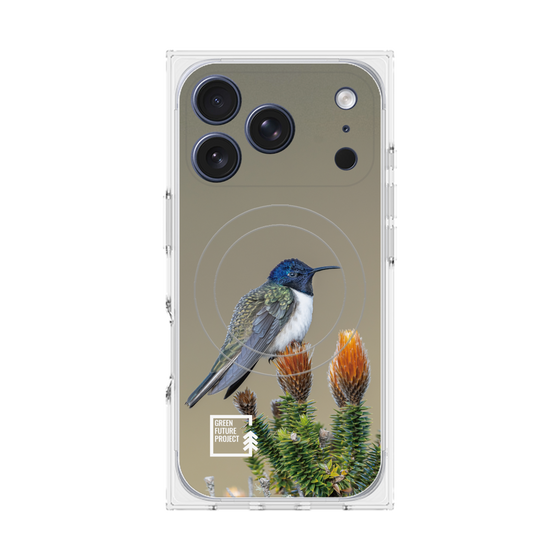 Premium Square Case with MagSafe［ Green Future Project - Ecuadorian Hillstar ］