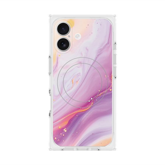 Premium Square Case with MagSafe［ Color Rain - Original - Moonlit Mauve ］