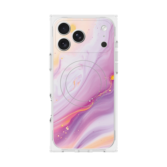 Premium Square Case with MagSafe［ Color Rain - Original - Moonlit Mauve ］