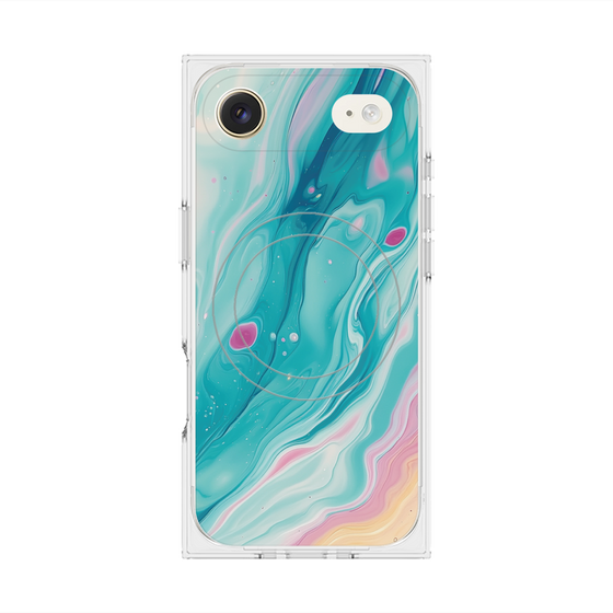Premium Square Case with MagSafe［ Color Rain - Original - Serene Wave ］