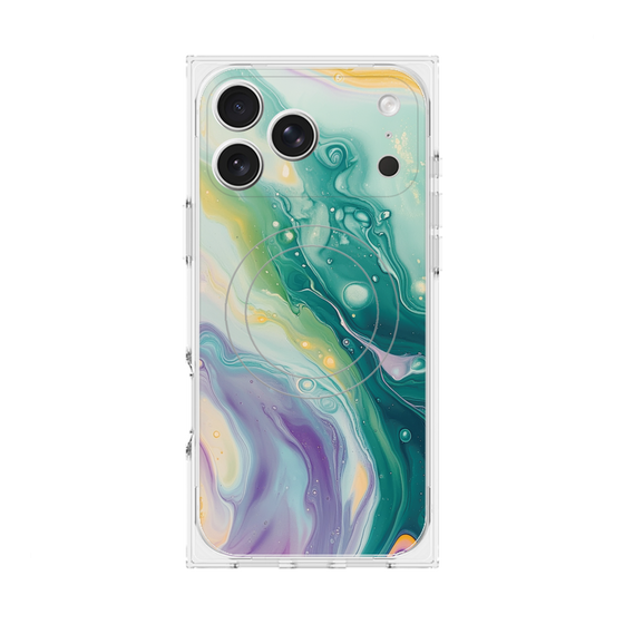 Premium Square Case with MagSafe［ Color Rain - Original - Dusky Forest ］