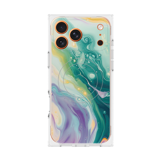 Premium Square Case with MagSafe［ Color Rain - Original - Dusky Forest ］