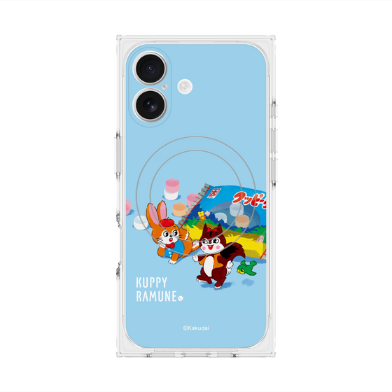 Premium Square Case with MagSafe［ Kuppy Ramune - Drawing 1 ］