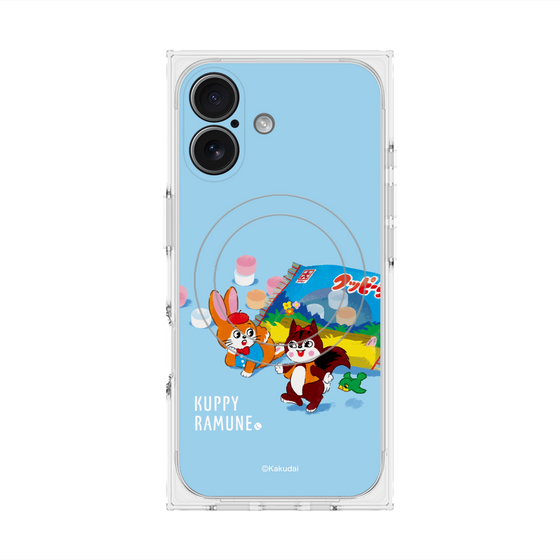 Premium Square Case with MagSafe［ Kuppy Ramune - Drawing 1 ］