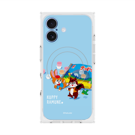 Premium Square Case with MagSafe［ Kuppy Ramune - Drawing 1 ］