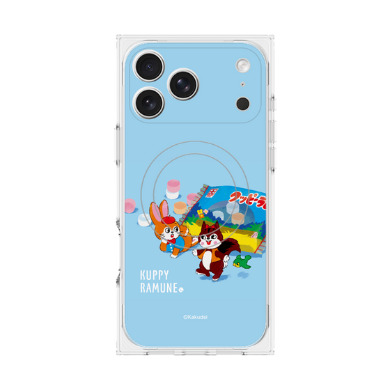 Premium Square Case with MagSafe［ Kuppy Ramune - Drawing 1 ］