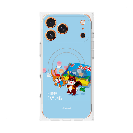 Premium Square Case with MagSafe［ Kuppy Ramune - Drawing 1 ］
