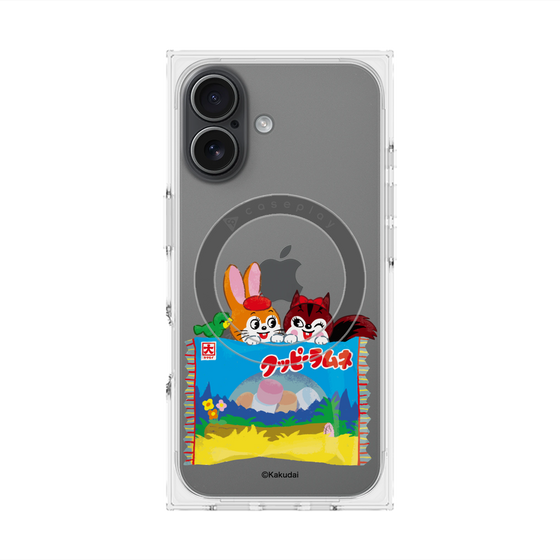 Premium Square Case with MagSafe［ Kuppy Ramune - Drawing 3 ］