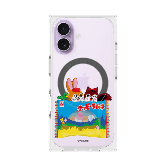 Premium Square Case with MagSafe［ Kuppy Ramune - Drawing 3 ］
