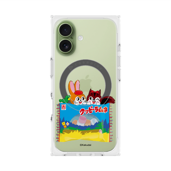 Premium Square Case with MagSafe［ Kuppy Ramune - Drawing 3 ］