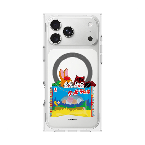 Premium Square Case with MagSafe［ Kuppy Ramune - Drawing 3 ］