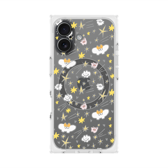 Premium Square Case with MagSafe［ Mokmokchan - Stars ］