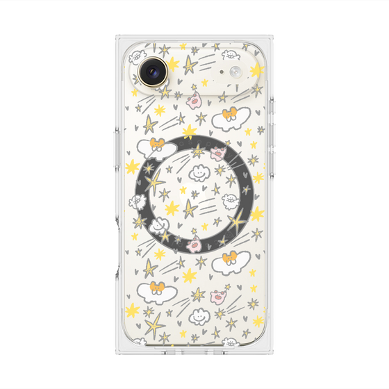 Premium Square Case with MagSafe［ Mokmokchan - Stars ］