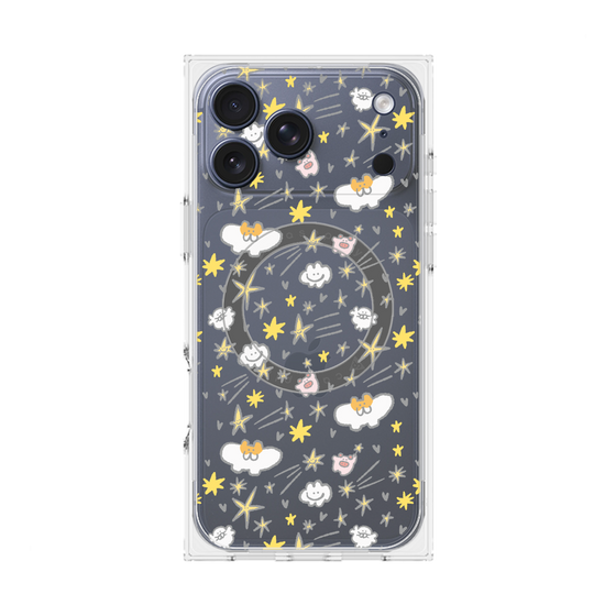 Premium Square Case with MagSafe［ Mokmokchan - Stars ］