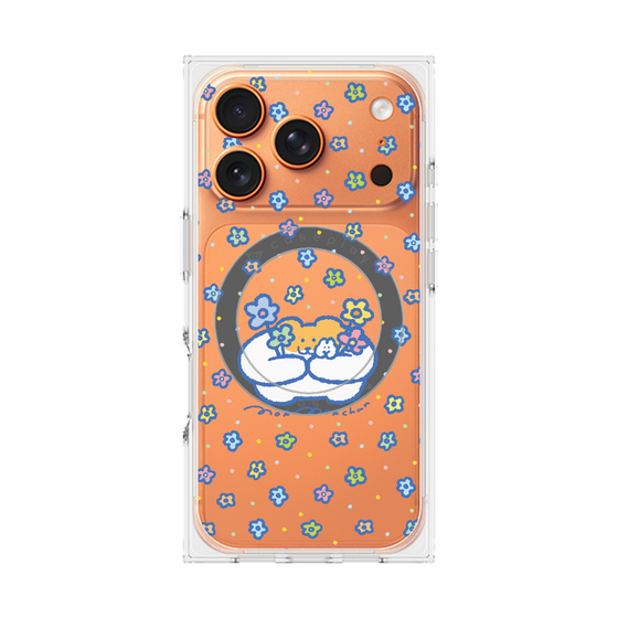 Premium Square Case with MagSafe［ Mokmokchan - Flowers ］