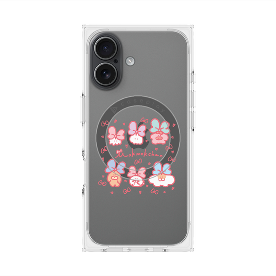 Premium Square Case with MagSafe［ Mokmokchan - Ribbons ］