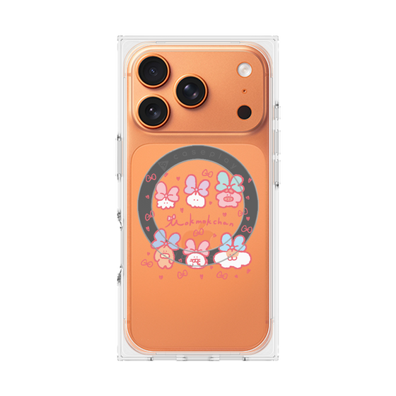 Premium Square Case with MagSafe［ Mokmokchan - Ribbons ］