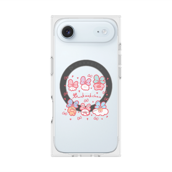 Premium Square Case with MagSafe［ Mokmokchan - Ribbons ］