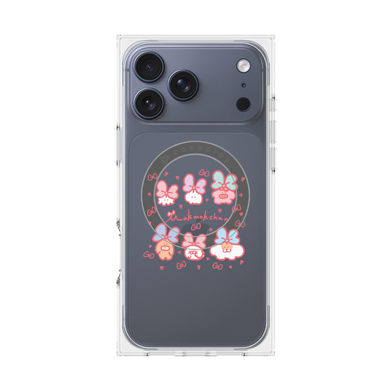 Premium Square Case with MagSafe［ Mokmokchan - Ribbons ］