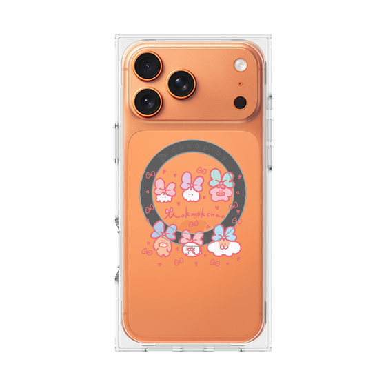 Premium Square Case with MagSafe［ Mokmokchan - Ribbons ］