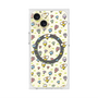 Premium Square Case with MagSafe［ Mokmokchan - Flower - All-over Pattern ］