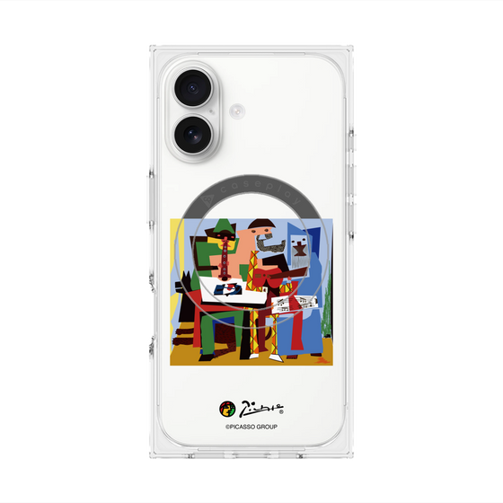 Premium Square Case with MagSafe［ PICASSO - Three Musicians ］