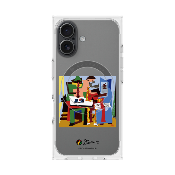 Premium Square Case with MagSafe［ PICASSO - Three Musicians ］