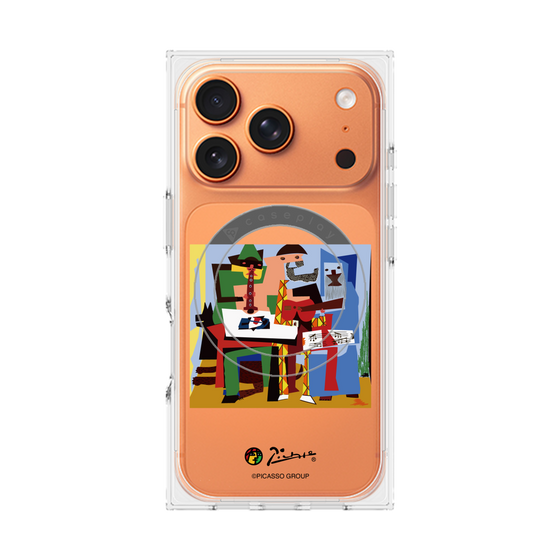 Premium Square Case with MagSafe［ PICASSO - Three Musicians ］