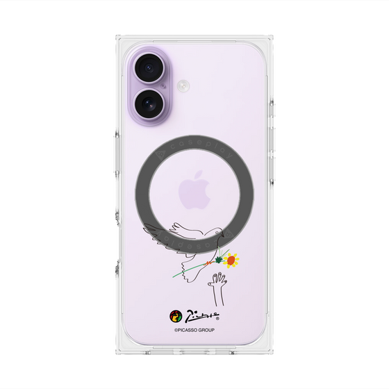 Premium Square Case with MagSafe［ PICASSO - Dove of Peace ］
