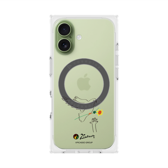 Premium Square Case with MagSafe［ PICASSO - Dove of Peace ］