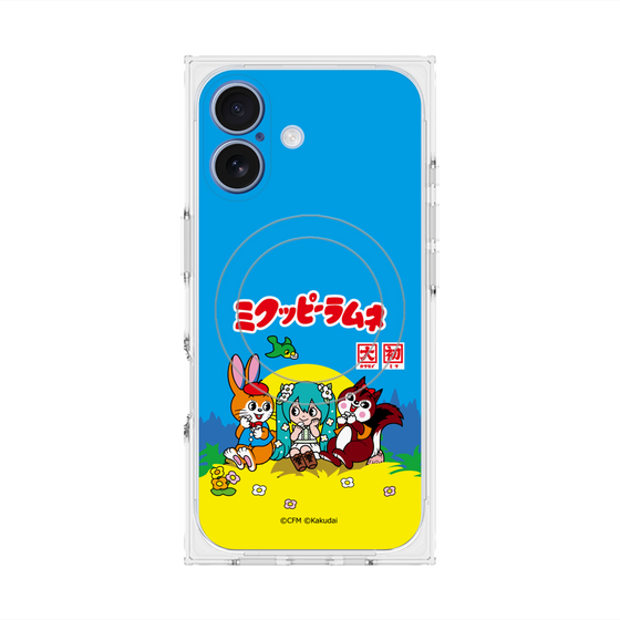 Premium Square Case with MagSafe［ Hatsune Miku × Kuppy Ramune - Package ］