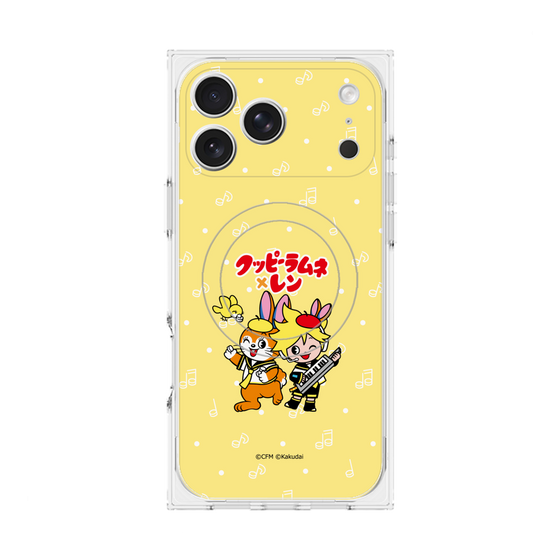 Premium Square Case with MagSafe［ Hatsune Miku × Kuppy Ramune - Kagamine Len × Kuppy - Chibi Illustration ］