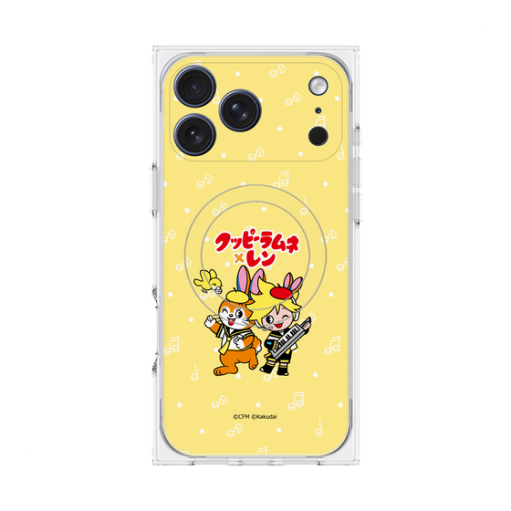 Premium Square Case with MagSafe［ Hatsune Miku × Kuppy Ramune - Kagamine Len × Kuppy - Chibi Illustration ］