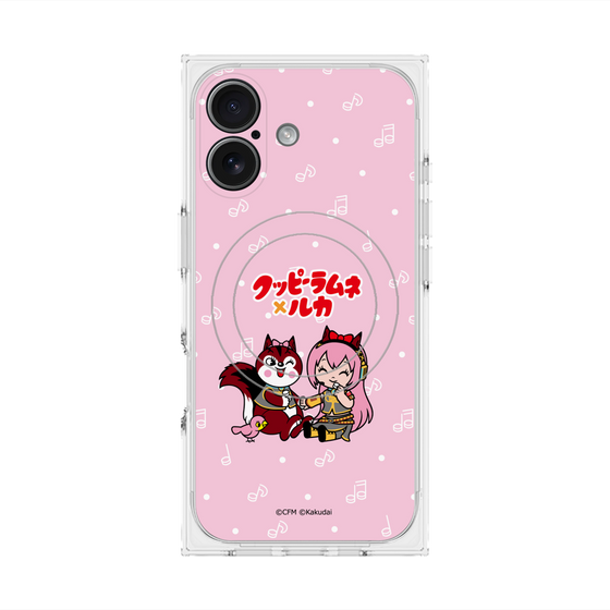 Premium Square Case with MagSafe［ Hatsune Miku × Kuppy Ramune - Megurine Luka × Ram - Chibi Illustration ］