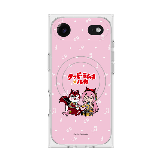 Premium Square Case with MagSafe［ Hatsune Miku × Kuppy Ramune - Megurine Luka × Ram - Chibi Illustration ］
