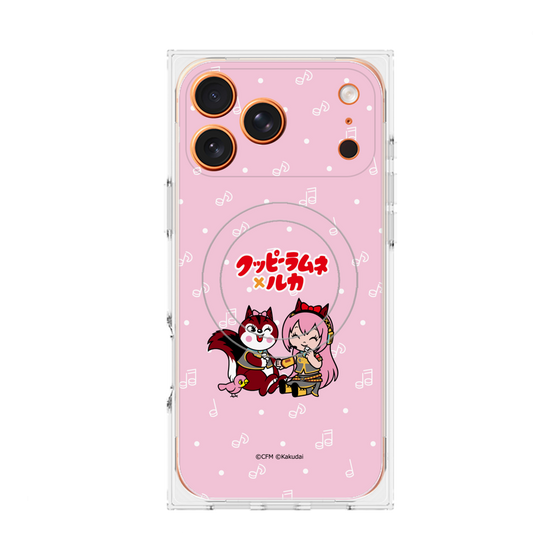 Premium Square Case with MagSafe［ Hatsune Miku × Kuppy Ramune - Megurine Luka × Ram - Chibi Illustration ］