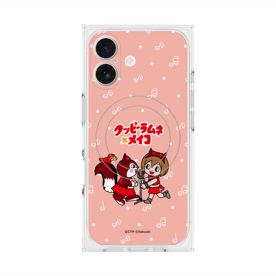 Premium Square Case with MagSafe［ Hatsune Miku × Kuppy Ramune - MEIKO × Ram - Chibi Illustration ］