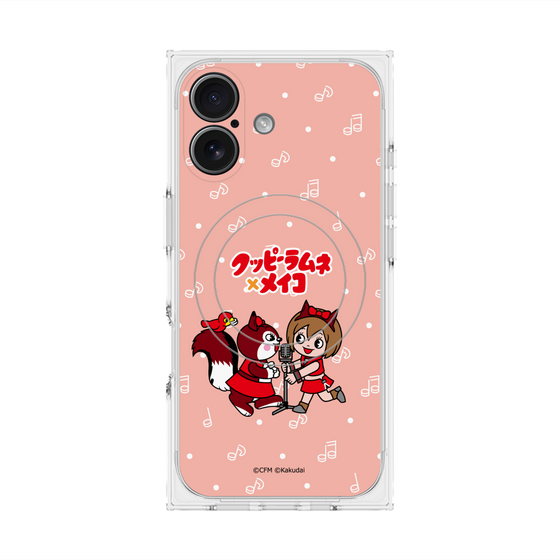 Premium Square Case with MagSafe［ Hatsune Miku × Kuppy Ramune - MEIKO × Ram - Chibi Illustration ］