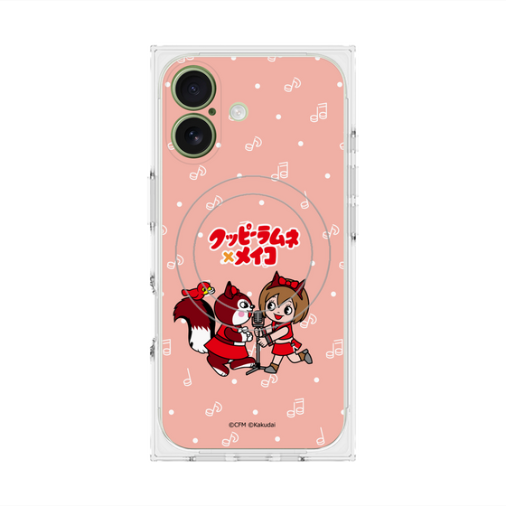 Premium Square Case with MagSafe［ Hatsune Miku × Kuppy Ramune - MEIKO × Ram - Chibi Illustration ］