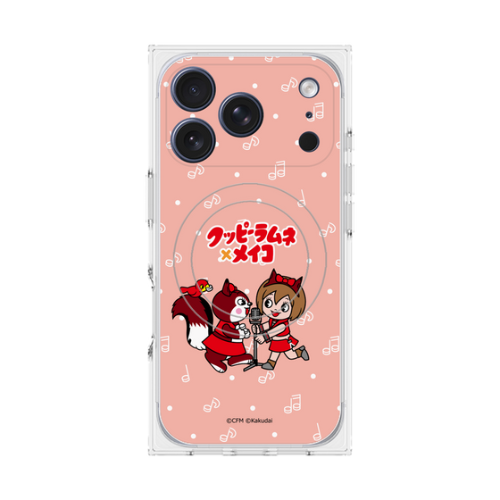 Premium Square Case with MagSafe［ Hatsune Miku × Kuppy Ramune - MEIKO × Ram - Chibi Illustration ］